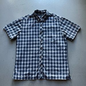 Andy South Palaka Button Up Shirt Size Large